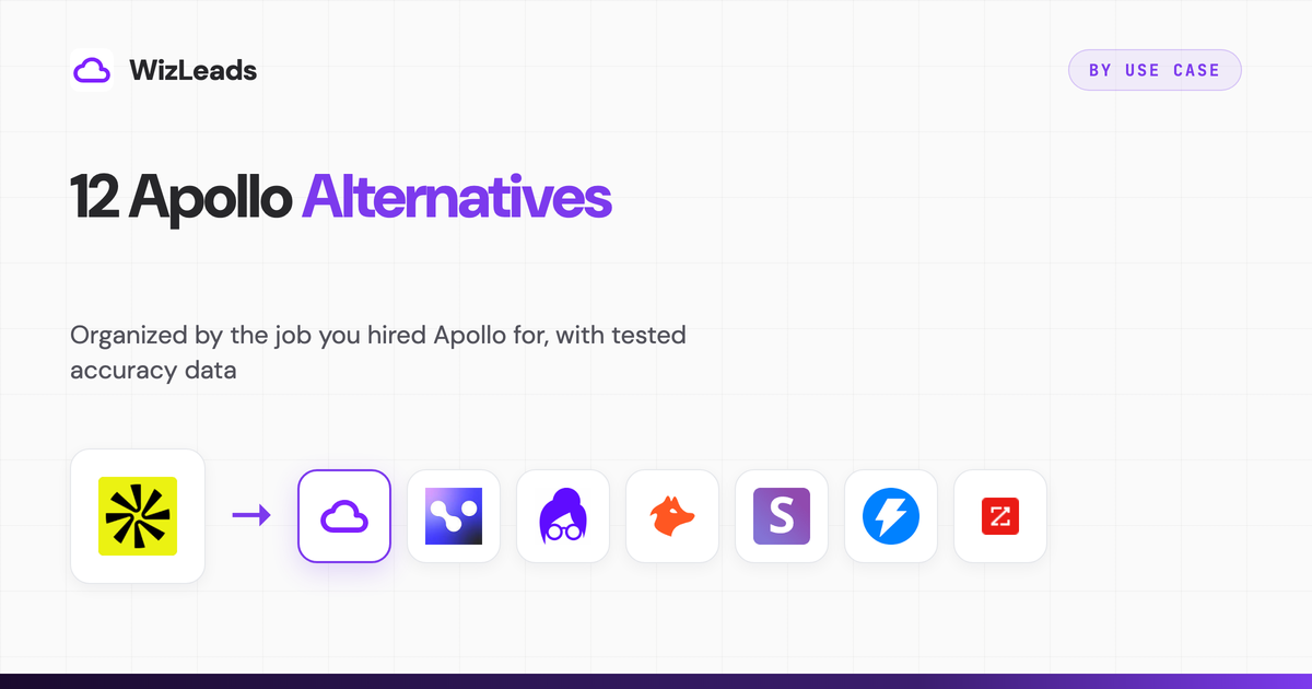 12 Apollo Alternatives by Use Case (2026, With Test Data)